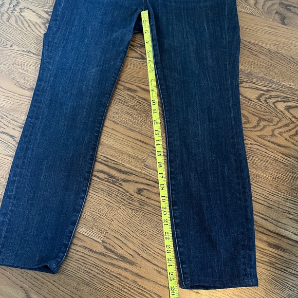 Anthropologie Pilcro High Rise Skinny Dark Blue Denim - Picture 8 of 8